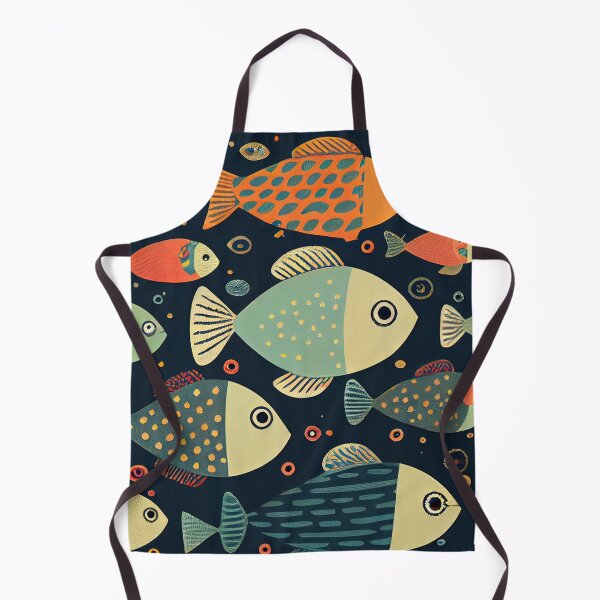 Item preview, Elegant Fishes Pattern designed and sold by HakimeDesign.