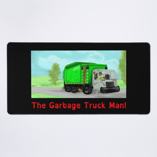 Item preview, The Garbage Truck Man! Poster-style Graphic designed and sold by Jazzalot.