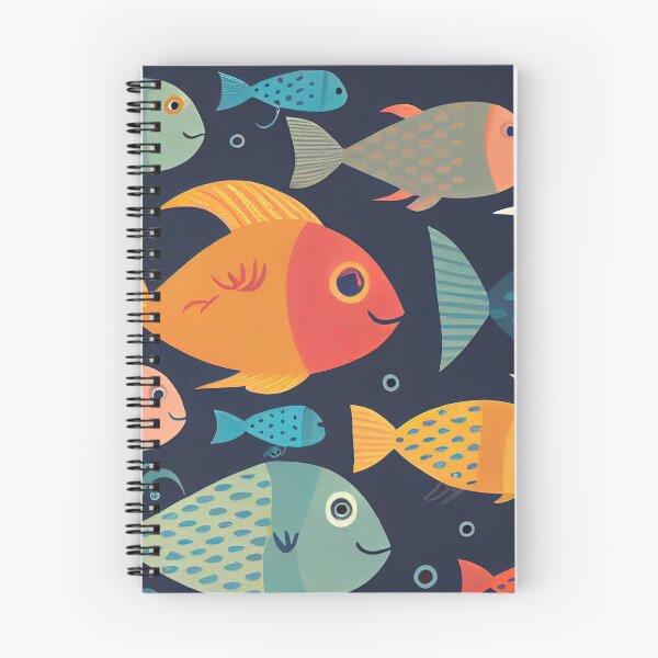 Item preview, Elegant Fishes Pattern designed and sold by HakimeDesign.