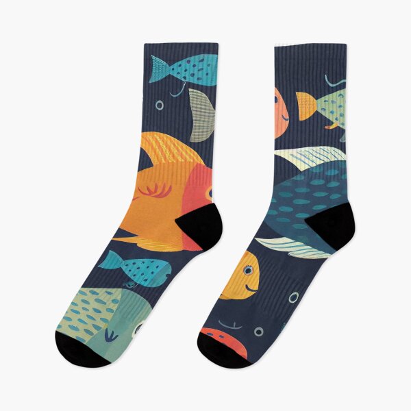 Item preview, Elegant Fishes Pattern designed and sold by HakimeDesign.