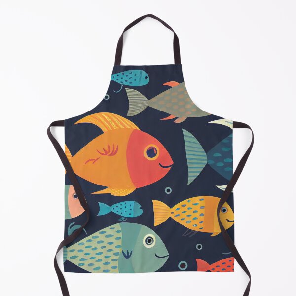 Item preview, Elegant Fishes Pattern designed and sold by HakimeDesign.