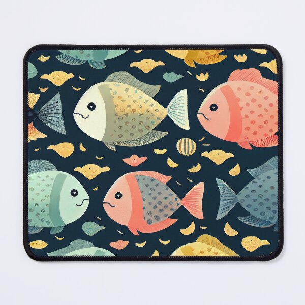 Item preview, Elegant Fishes Pattern designed and sold by HakimeDesign.