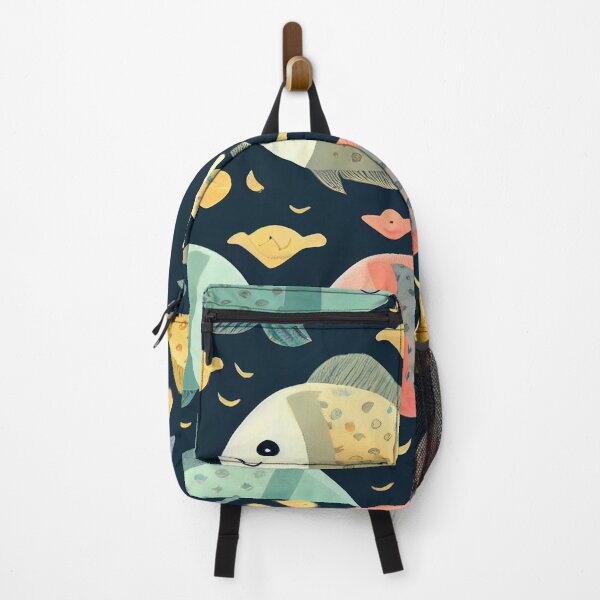 Item preview, Elegant Fishes Pattern designed and sold by HakimeDesign.