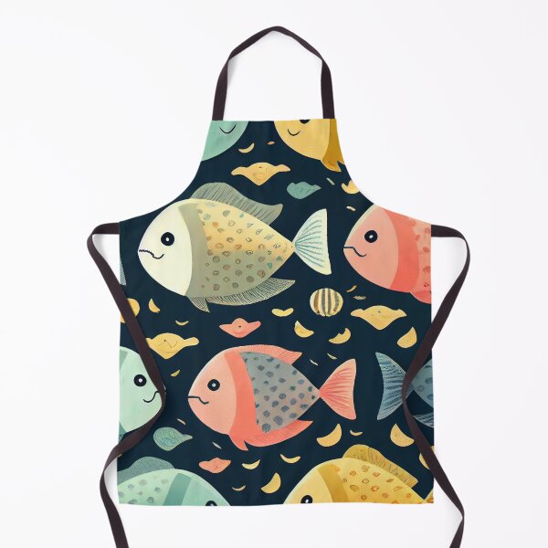 Item preview, Elegant Fishes Pattern designed and sold by HakimeDesign.