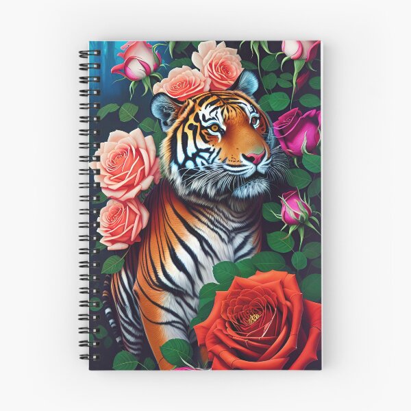 Item preview, Tiger Amongst Roses designed and sold by RockingPandS.