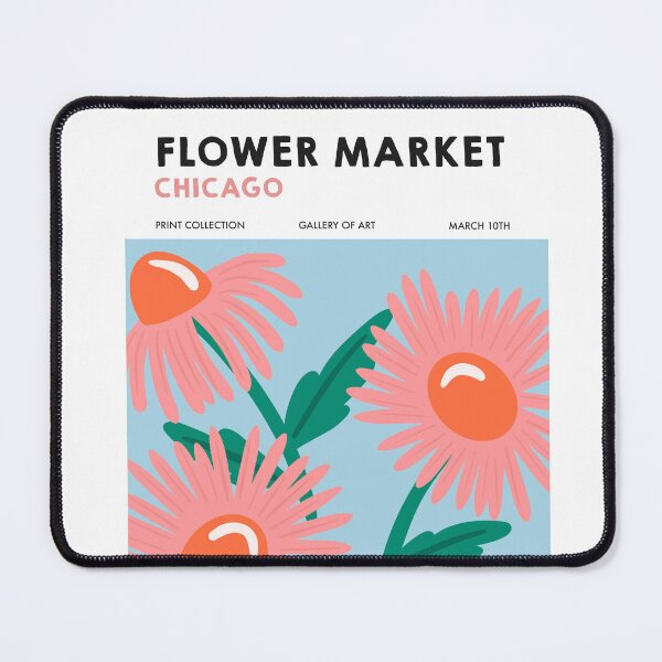 Item preview, Chicago Flower Market Print designed and sold by mckhowdesign.