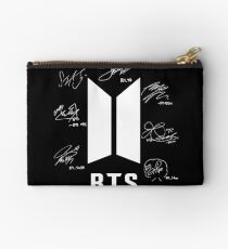 bts bangtan boys signatures signature autograph Studio Pouch