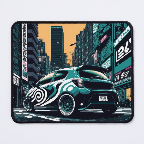 Item preview, Sporty Hatchback in the City Streets designed and sold by ultra-cool.