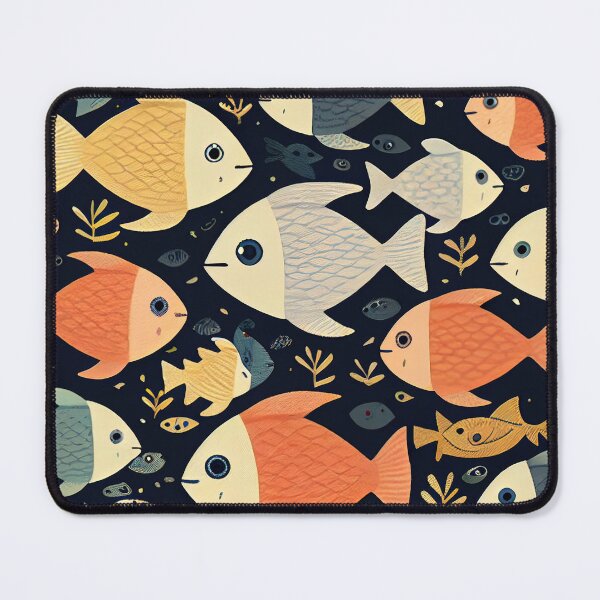 Item preview, Elegant Fishes Pattern designed and sold by HakimeDesign.