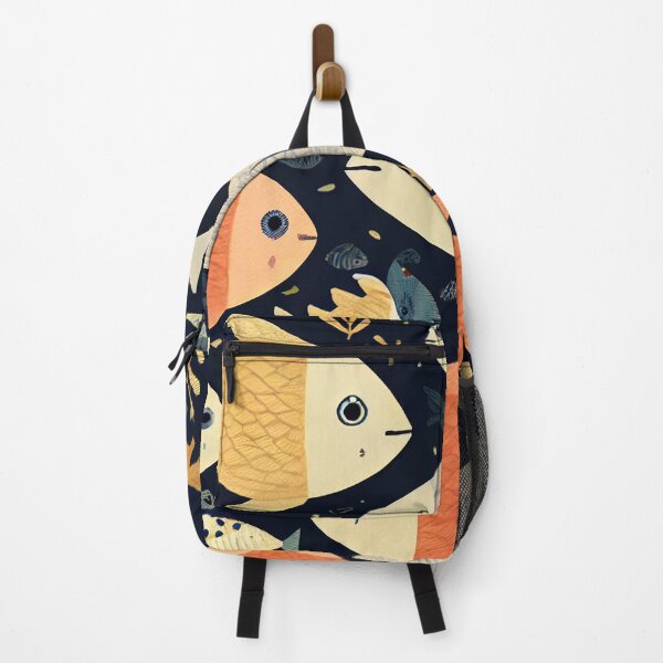 Item preview, Elegant Fishes Pattern designed and sold by HakimeDesign.