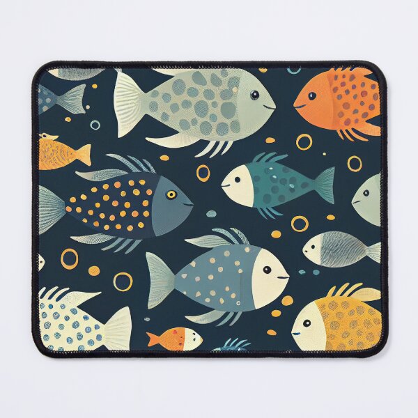 Item preview, Elegant Fishes Pattern designed and sold by HakimeDesign.