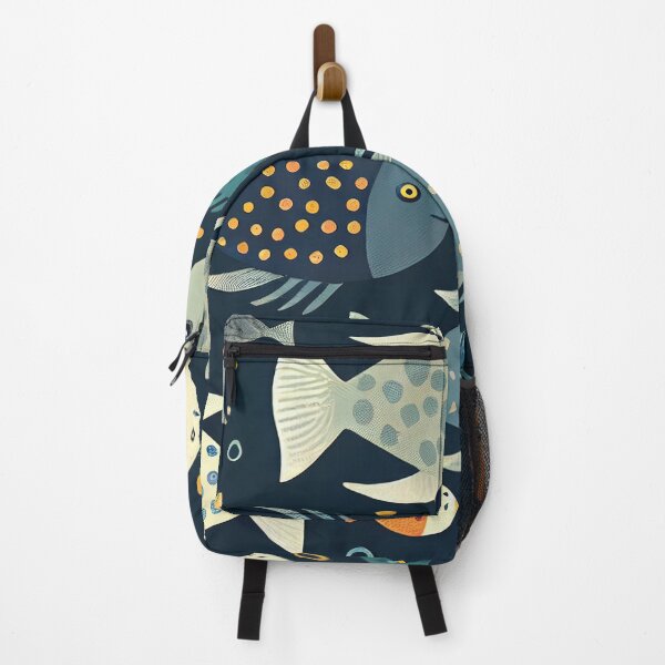 Item preview, Elegant Fishes Pattern designed and sold by HakimeDesign.