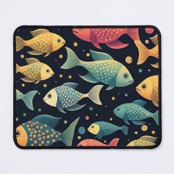 Item preview, Elegant Fishes Pattern designed and sold by HakimeDesign.