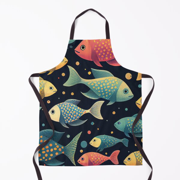 Item preview, Elegant Fishes Pattern designed and sold by HakimeDesign.