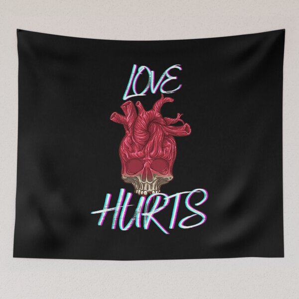 Item preview, Love skull Hurts designed and sold by HilaryRandolph.