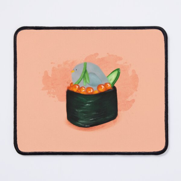 Item preview, Bean Sits on a Piece of Ikura Sushi - Red designed and sold by mwkairos.