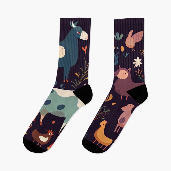 Item preview, Farm Animals Pattern designed and sold by HakimeDesign.