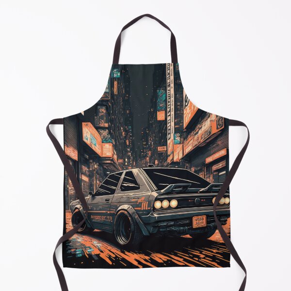 Item preview, Cool Retro Vintage Sport Hatch Racer Car Twin Spoiler in City designed and sold by ultra-cool.
