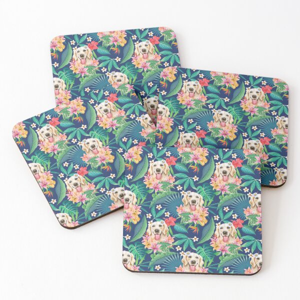Item preview, Tropical Golden Retriever 7 designed and sold by lulupetart.