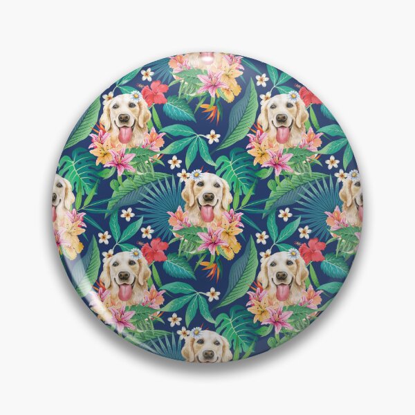 Item preview, Tropical Golden Retriever 7 designed and sold by lulupetart.