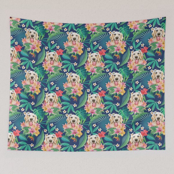Item preview, Tropical Golden Retriever 7 designed and sold by lulupetart.