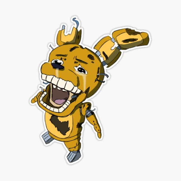 Five Nights at Freddy's Chibi Springtrap/Golden Bonnie Necklace