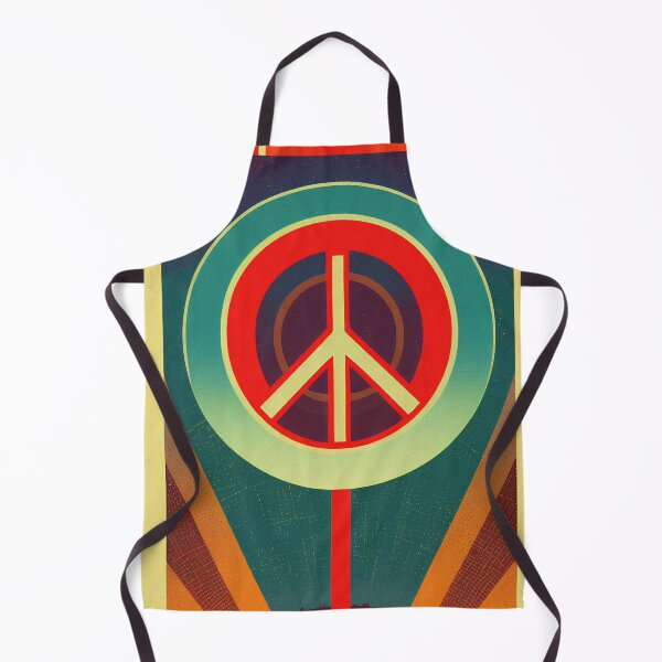 Item preview, Retro Style Peace Sign Design - Stand Out with a Unique Artwork designed and sold by nicpa-art.