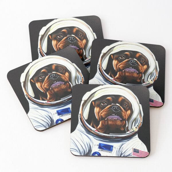 Item preview, Portrait Painting of dog wear astronaut suit designed and sold by xMaCaRoN.
