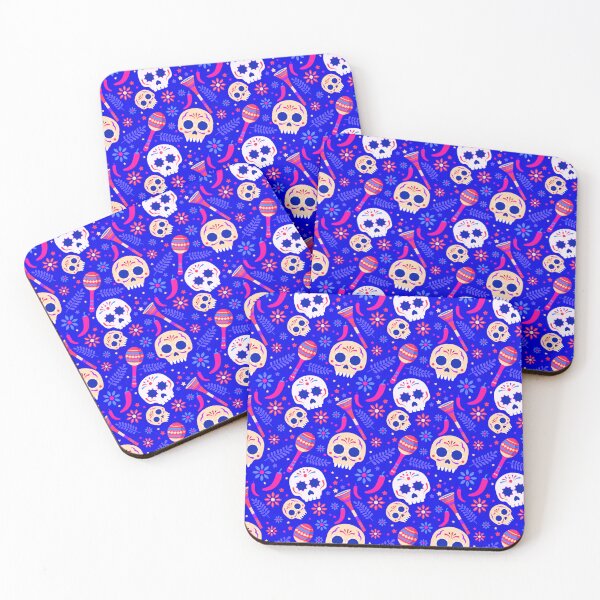 Item preview, Party Skulls Toxic Blue designed and sold by Clothief-Store.