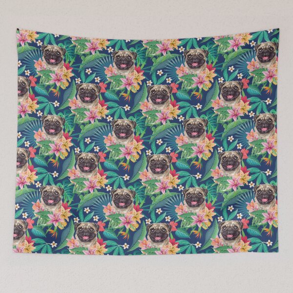 Item preview, Tropical Fawn Pug 11 designed and sold by lulupetart.