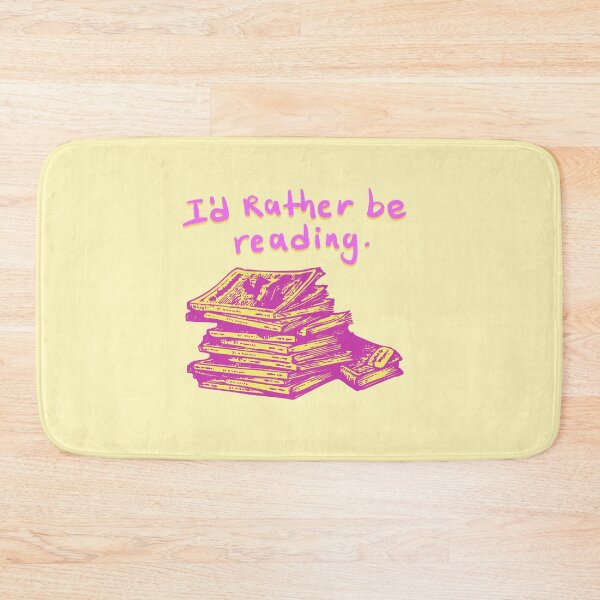 Item preview, Id rather be reading designed and sold by pinkyfish1010.