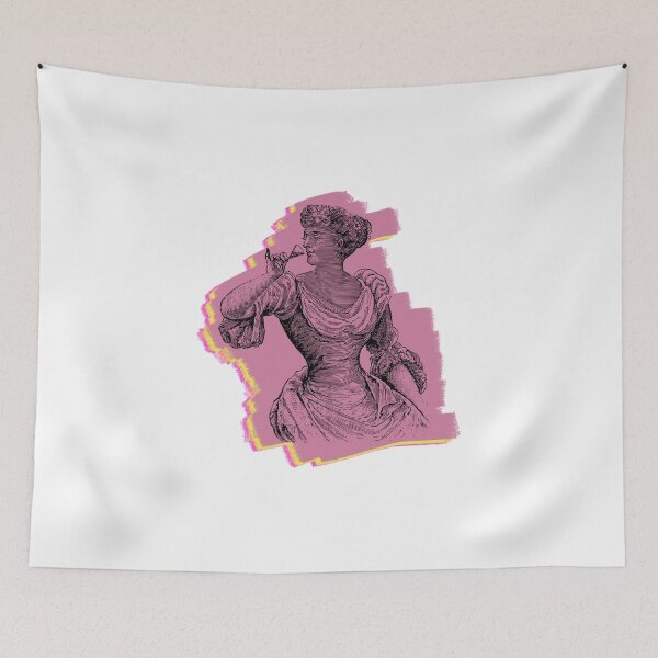 Item preview, Wine drinkng victorian lady designed and sold by pinkyfish1010.