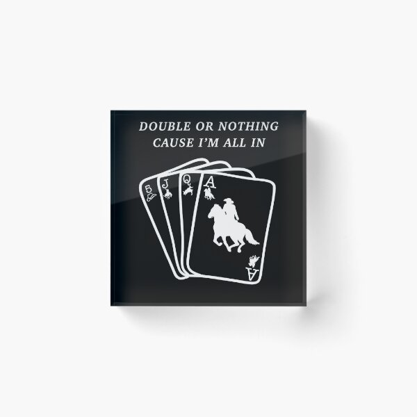 Artikelvorschau, Kopie der westlichen Spielkarten Double or Nothing entworfen und verkauft von Horsequeenozie.