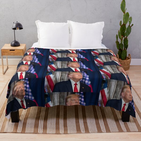 donald trump UTOPIA land hyper realistic stunni by Asar Studios #2 Fleece  Blanket by Celestial Images - Pixels