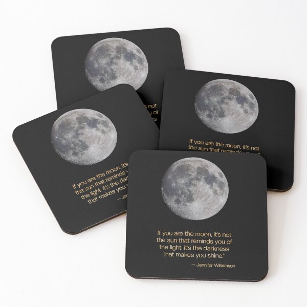 Item preview, Full Moon, Moon quote, If you are the moon, it’s not the sun that reminds you of the light designed and sold by Lolabella0619.