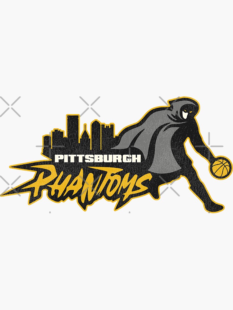 Defunct Pittsburgh Phantoms Basketball Team Sticker for Sale by  TheBenchwarmer