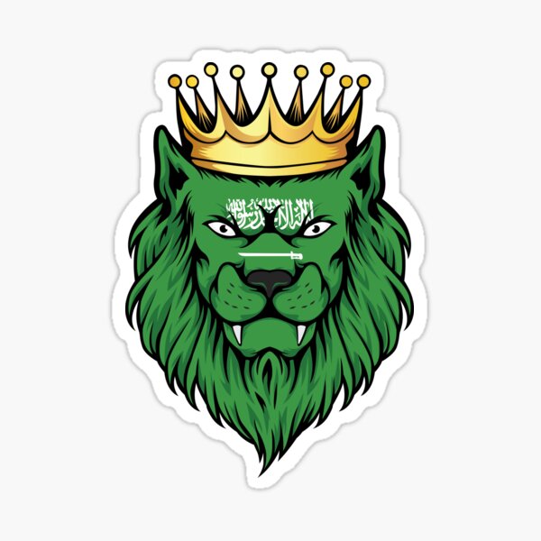 Item preview, Saudi Arabia Lion King Flag designed and sold by RahallusNtx.