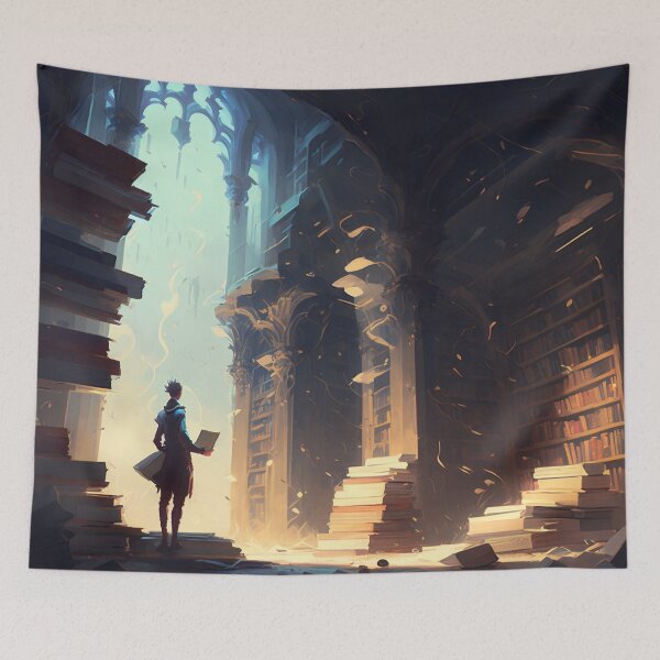 Item preview, In labyrinths of books and thought, I find myself forever caught designed and sold by oanaunciuleanu.
