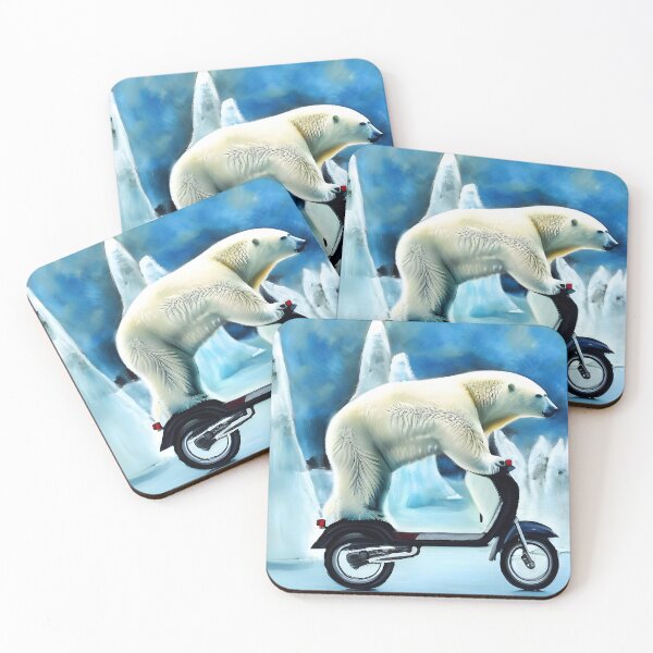 Item preview, Polar Bear Scooter designed and sold by Steeshirts.