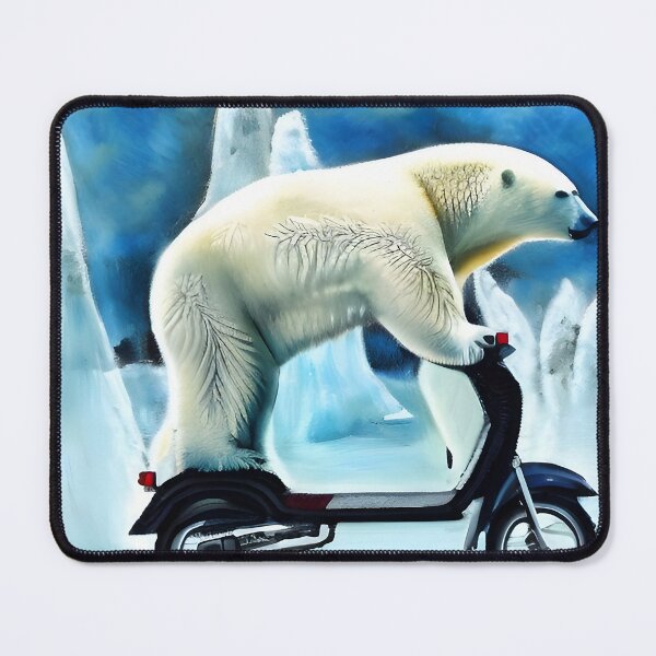 Item preview, Polar Bear Scooter designed and sold by Steeshirts.