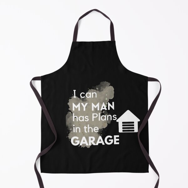 Item preview,  My man has plans in the Garage white designed and sold by Lilly Swift.