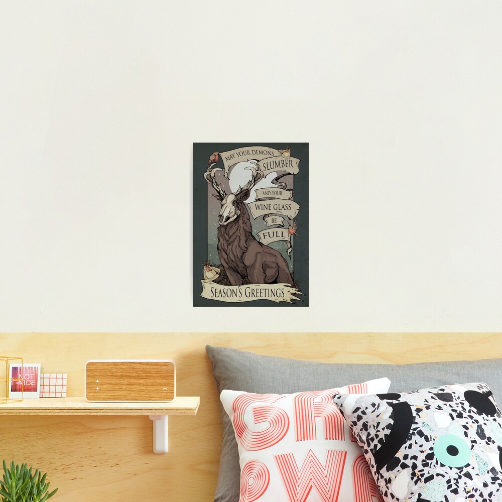 May your demons Photographic Print