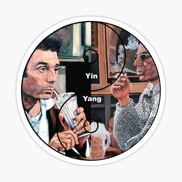 Cosmic Balance Yin Yang Sticker