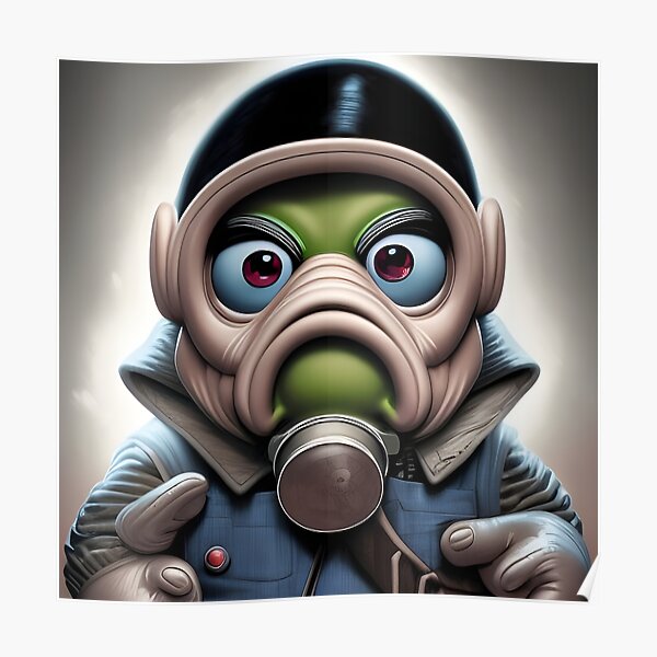 MNB 2023 motif with gas mask Poster