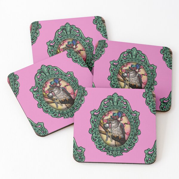 Item preview, Kitsch Cameo: Shifty Cuckoo & Stolen Keys designed and sold by FreyStrandDraws.