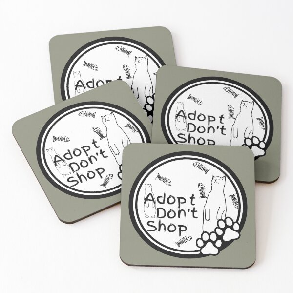 Item preview, Adopt Dont Shop- Ferile and Stray Cat Rescue Appreciation designed and sold by ScaperShirts.