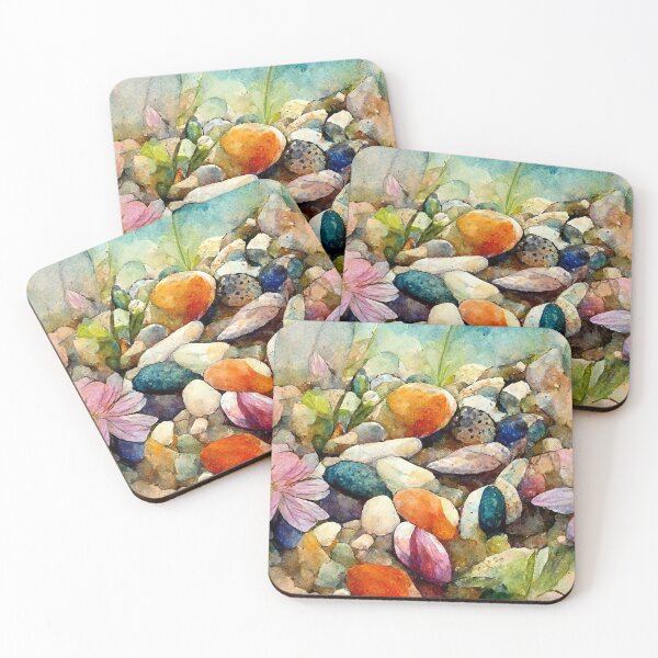 Item preview, Colorful pebbles (1/4) designed and sold by sabantha.
