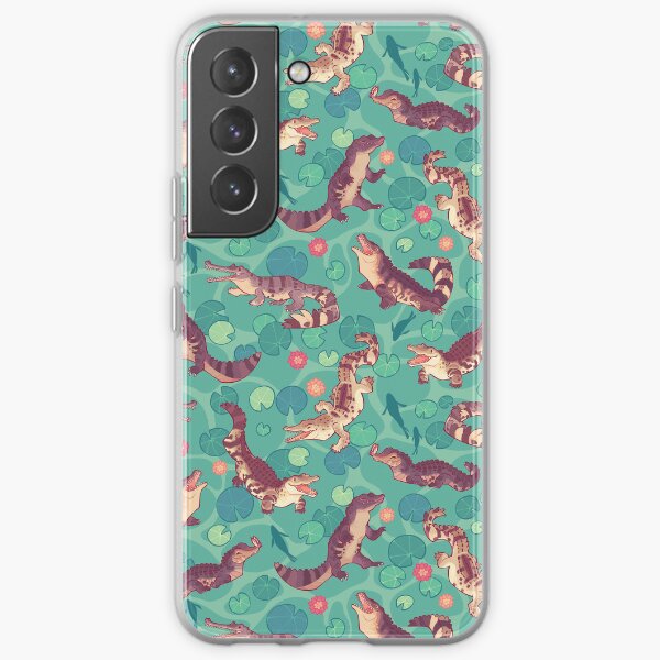 Discover Crocodilians in clear waters | Samsung Galaxy Phone Case