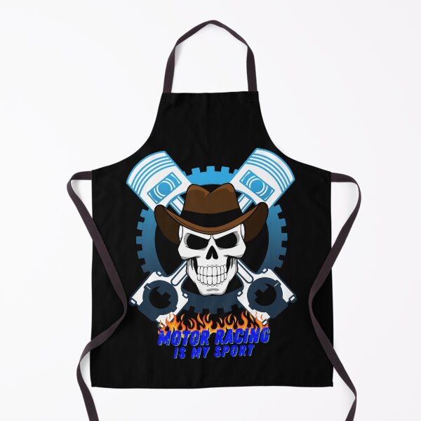 Item preview, Motor Racing Is My Sport Skull Piston Rods Flames Fire Mood Racing Cars Engines Motorsports Drag Racing Street Racing Driver Hot Rods Tuner designed and sold by CarantinedChaos.