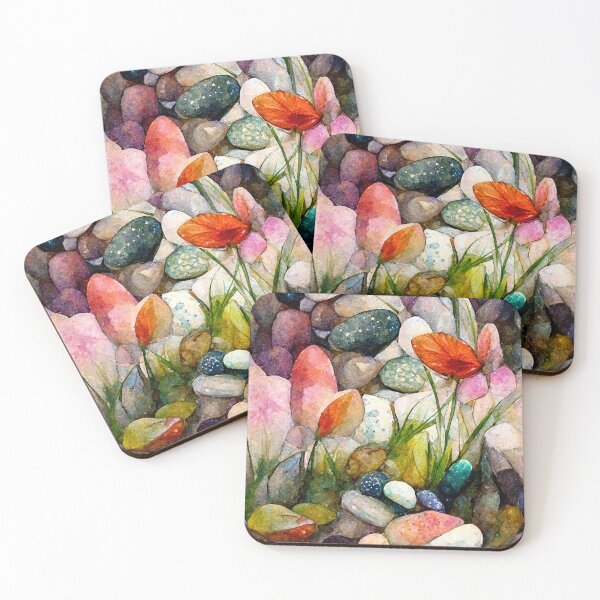 Item preview, Colorful pebbles (3/4) designed and sold by sabantha.